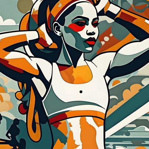 Blue Background Aesthetic Decorative Leaves  - 2