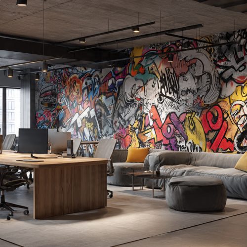 a-modern-office-interior-with-a-vibrant-graffiti-m